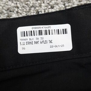 NEW 5.11 Tactical Pants Mens 38X32 Black Stryke Flex Tac Cargo Utility Stretch